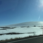 Berge an der Straße 93 in Norwegen