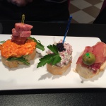 Pinchos als Vorspeise im Mitt Gastronomi in Sundsvall