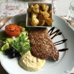 Beef Bernaise im Restaurant "Odinsborg"