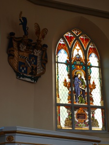 eines der Fensterbilder der Christinenkirche