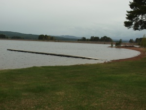 Blick auf den See um die Insel Sollerön