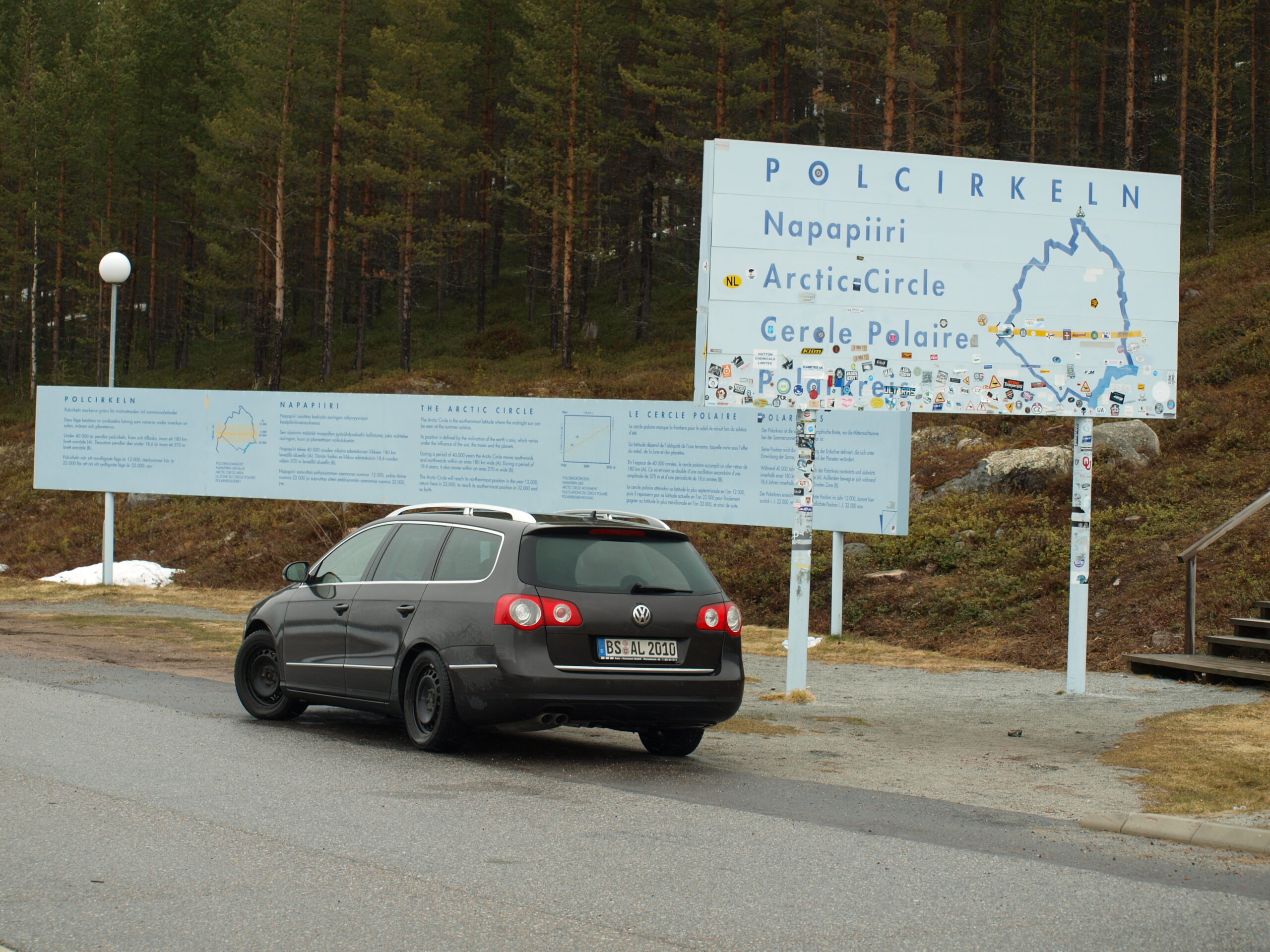 Polarkreis und Arctic Camp Jokkmokk