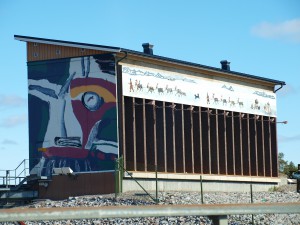 Akkats Staudamm bei Jokkmokk