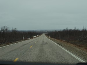 die Straße 93 in Finnland