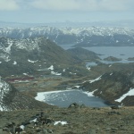 Berge an der E69 in Norwegen
