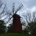 Windmühle im Freilichtmuseum in Gamla Uppsala