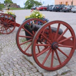 Kanonen im Schloßhof