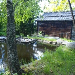 historisches Gebäude im Skansen in Stockholm