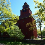 historisches Gebäude im Skansen in Stockholm