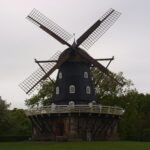 Windmühe im Slottgården am Malmö Slott