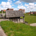 Überreste der Vikingerburg "Trelleborg"