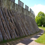 Überreste der Vikingerburg "Trelleborg"