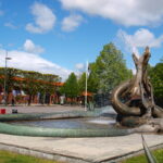 Brunnen vor dem "Gamla Vattentornet"